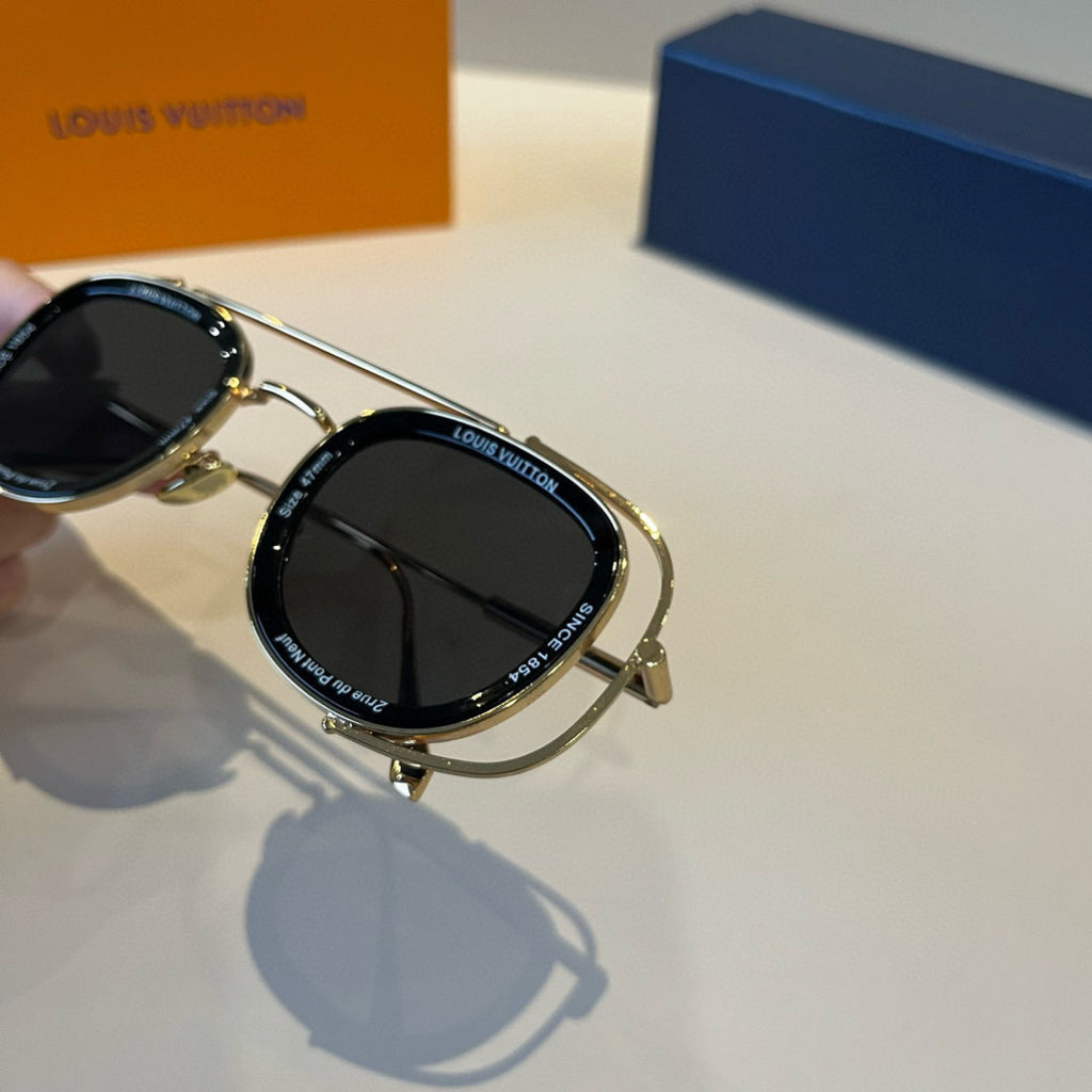 Louis Vuitton Fashion Silver Lens Sunglasses for Men & Women - 371283 - detail image 7