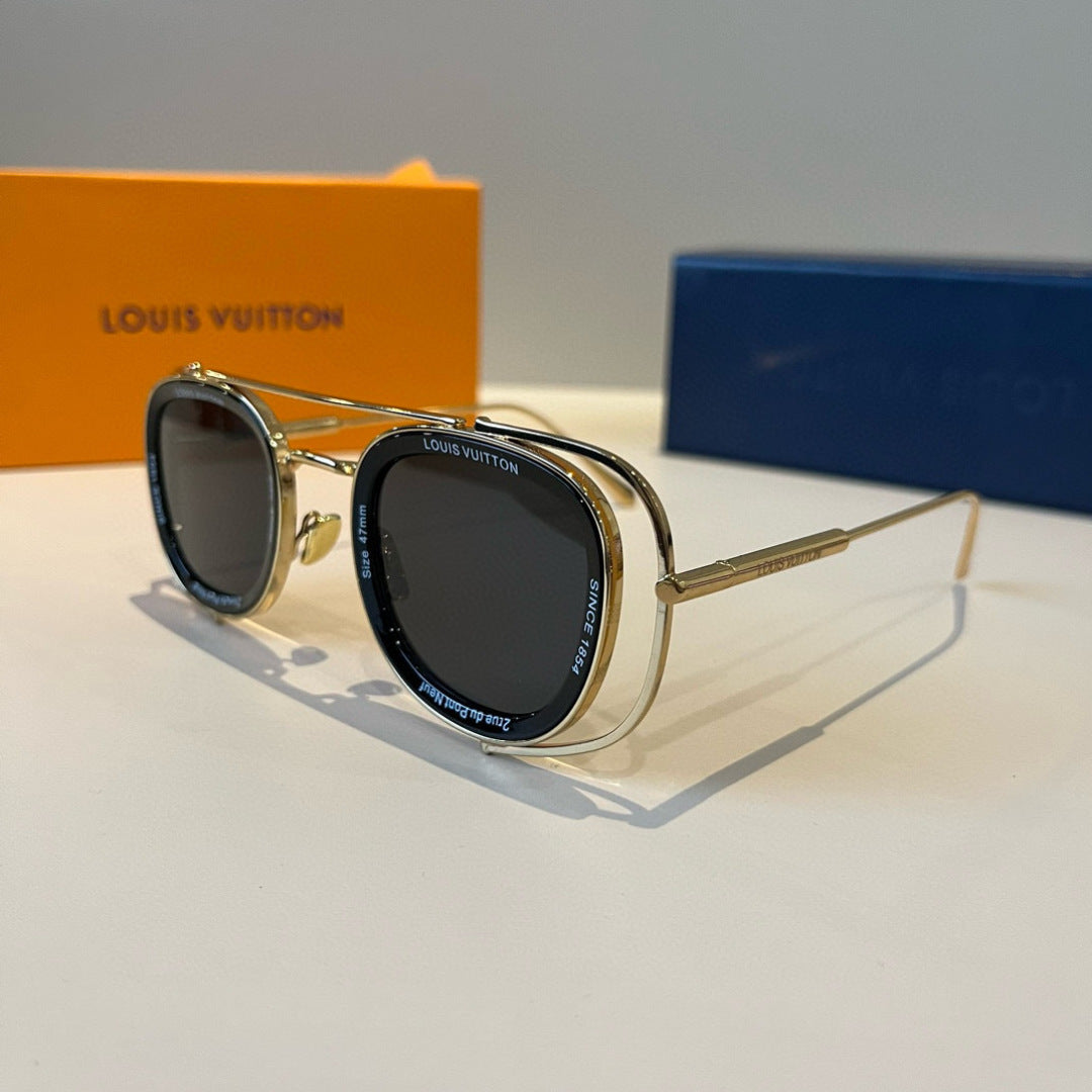 Louis Vuitton Fashion Silver Lens Sunglasses for Men & Women - 371283 - detail image 3