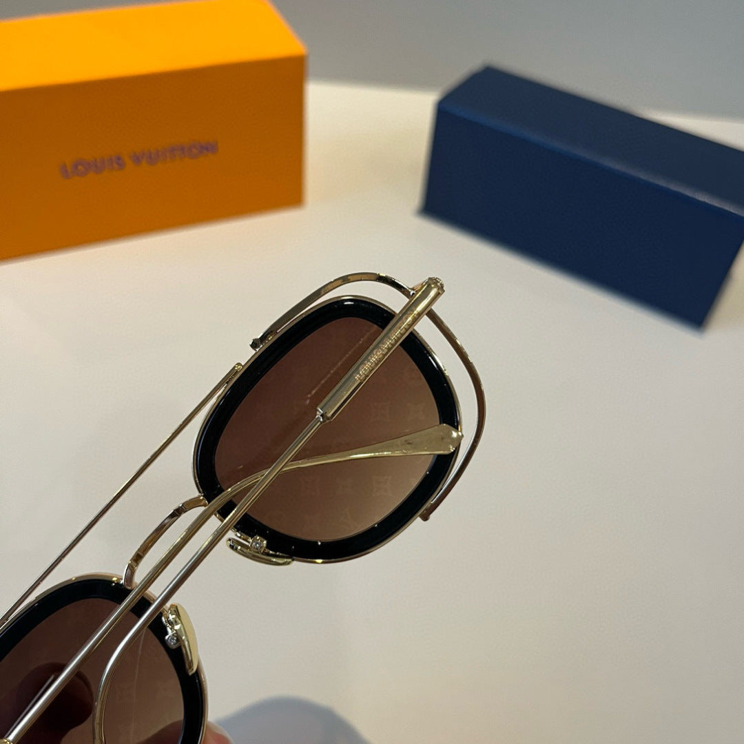 Louis Vuitton Fashion Brown Lens Sunglasses for Men & Women - 371285 - detail image 7
