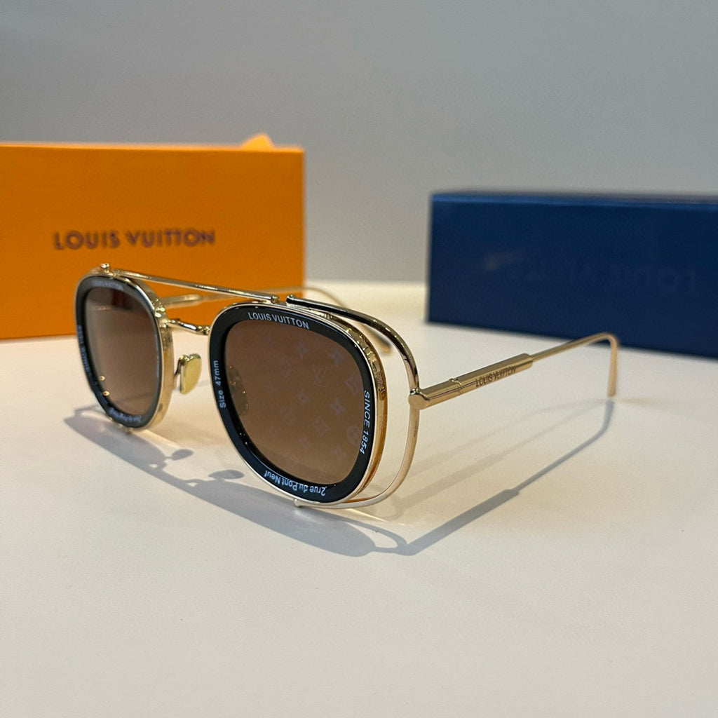 Louis Vuitton Fashion Brown Lens Sunglasses for Men & Women - 371285 - detail image 3