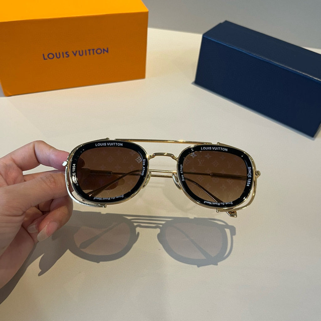 Louis Vuitton Fashion Brown Lens Sunglasses for Men & Women - 371285 - detail image 4