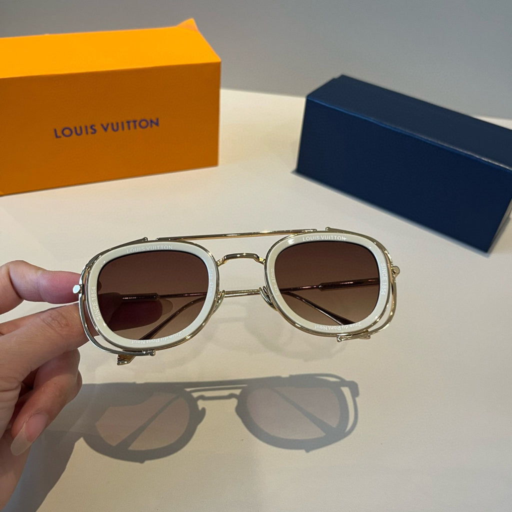 Louis Vuitton Fashion Brown Lens Sunglasses for Men & Women - 371286 - detail image 5