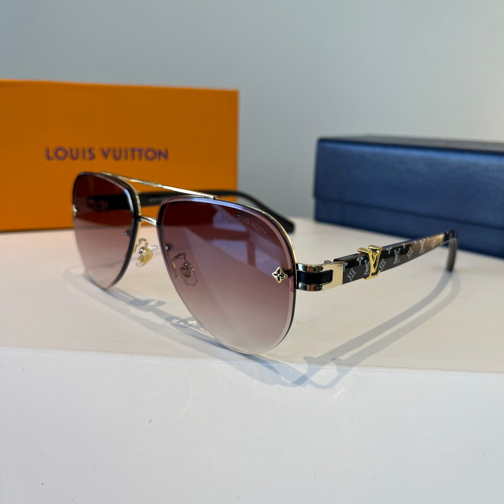 Louis Vuitton Metal Fashion Red Lens Sunglasses for Men & Women - 866873 - detail image 3