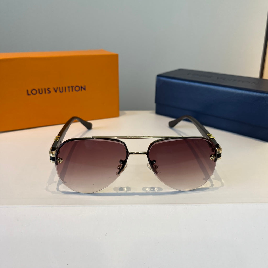 Louis Vuitton Metal Fashion Red Lens Sunglasses for Men & Women - 866873 - detail image 2