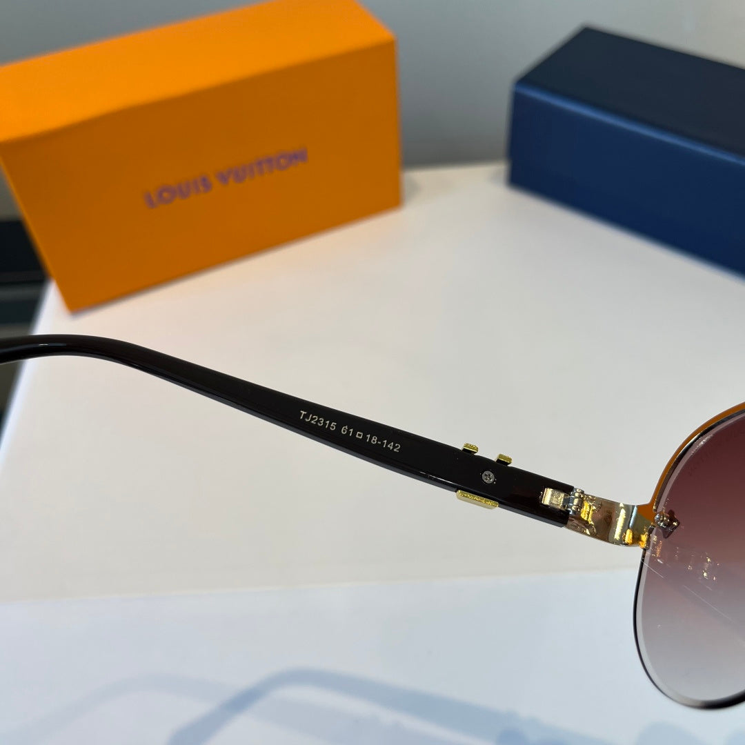 Louis Vuitton Metal Fashion Red Lens Sunglasses for Men & Women - 866873 - detail image 10