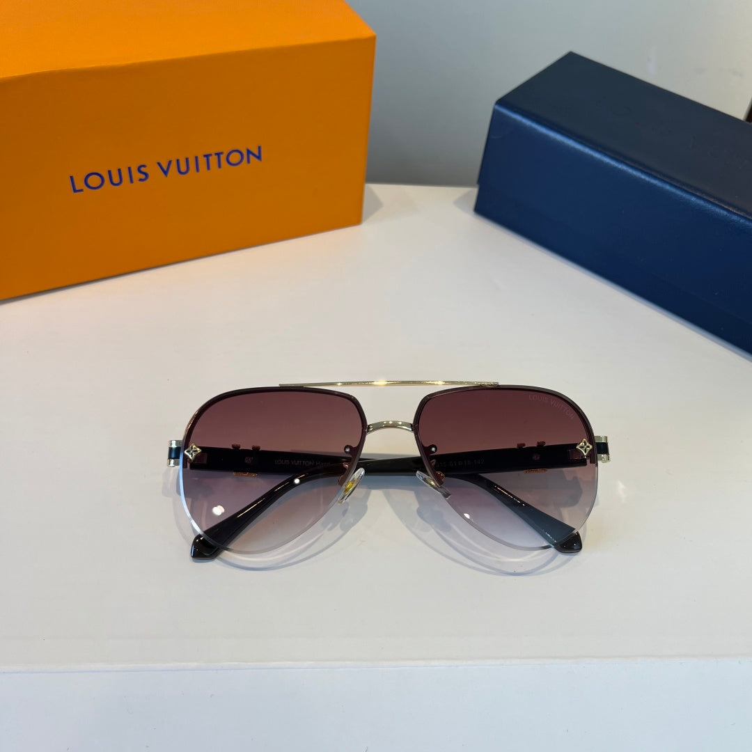 Louis Vuitton Metal Fashion Red Lens Sunglasses for Men & Women - 866873 - detail image 8