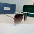 Gucci Oversized Silver Lens Sunglasses for Women - 866910