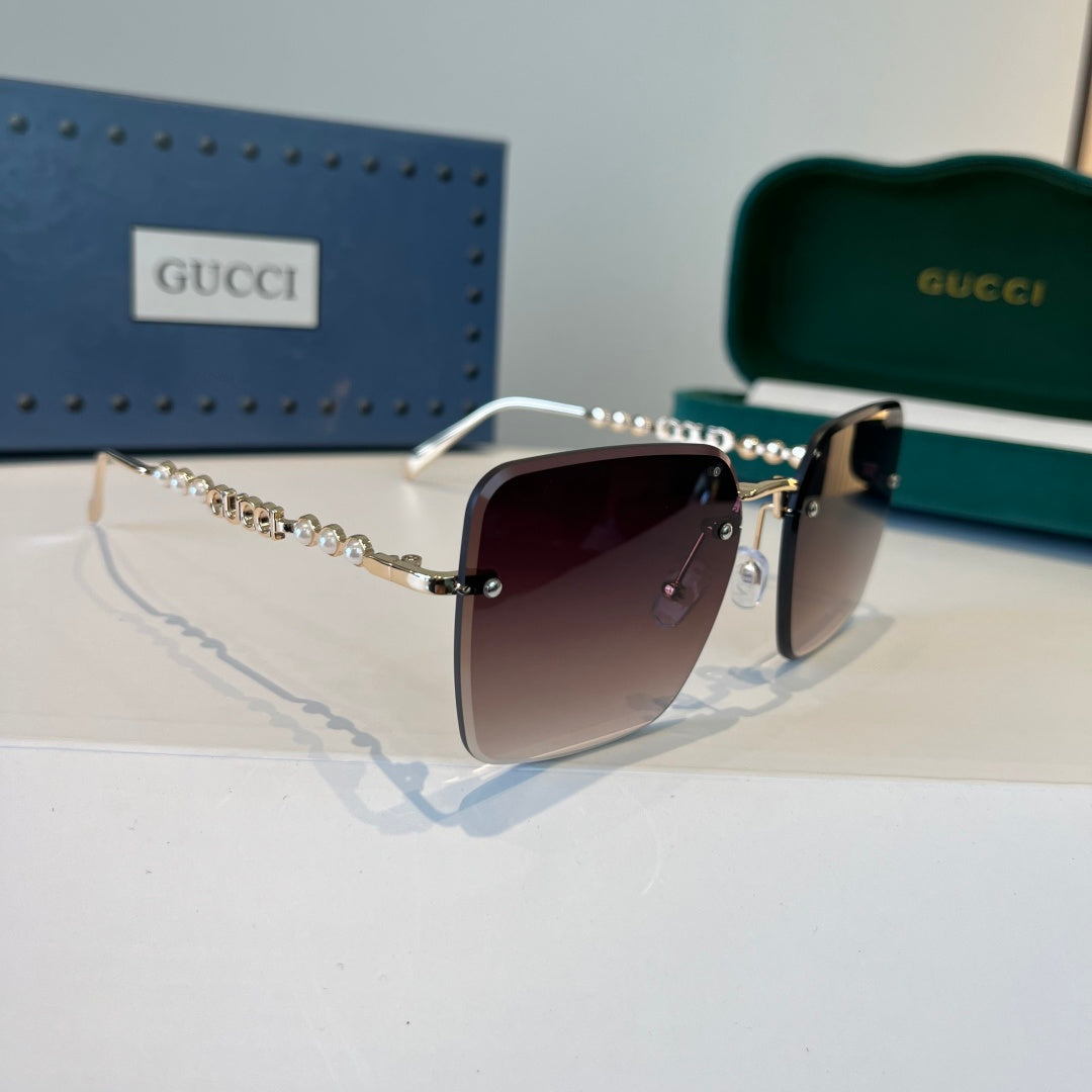 Gucci Oversized Silver Lens Sunglasses for Women - 866910