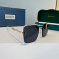 Gucci Oversized Silver Lens Sunglasses for Women - 997565