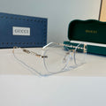 Gucci Oversized Silver Lens Sunglasses for Women - 997568