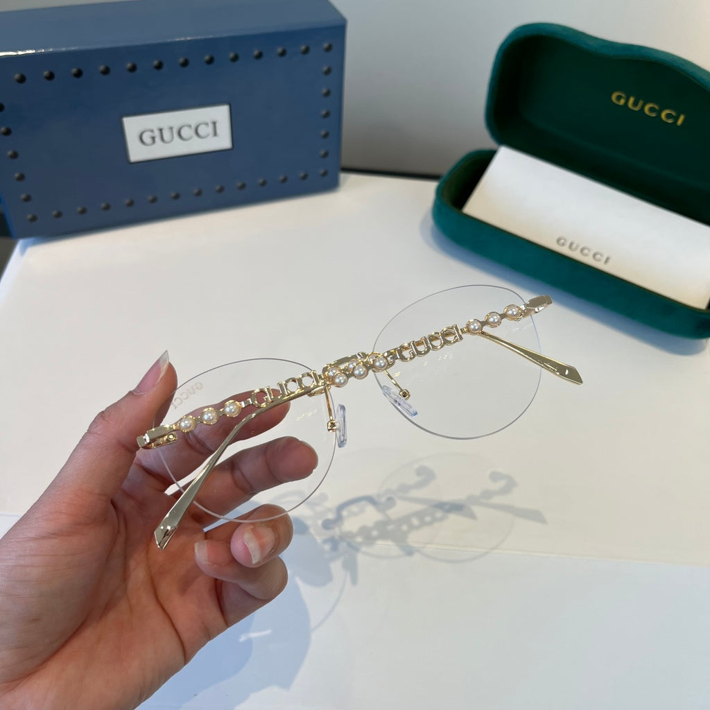 Gucci Oversized Silver Lens Sunglasses for Women - 866915 - detail image 8