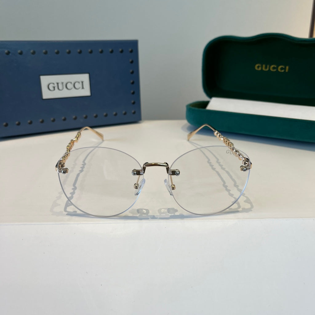 Gucci Oversized Silver Lens Sunglasses for Women - 398297 - detail image 2