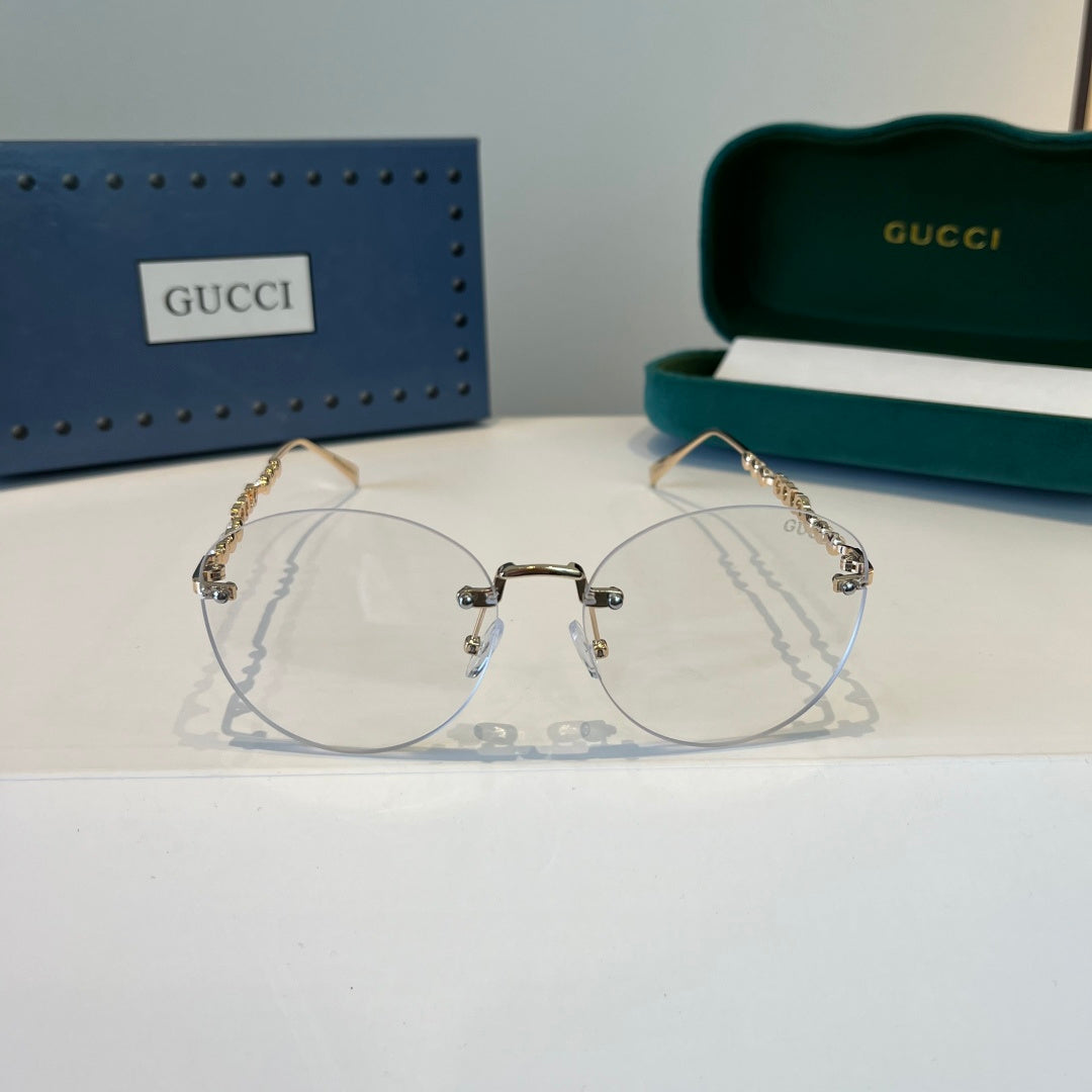 Gucci Oversized Silver Lens Sunglasses for Women - 997568 - detail image 2