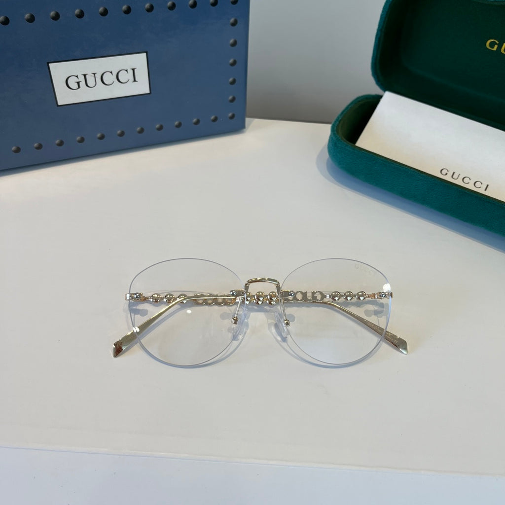 Gucci Oversized Silver Lens Sunglasses for Women - 997568 - detail image 6