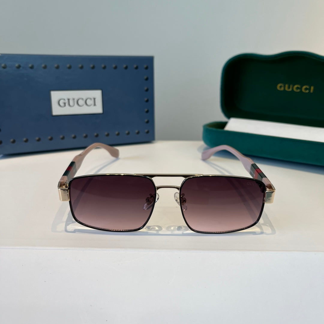 Gucci Oversized Silver Lens Sunglasses for Women - 866916 - detail image 2