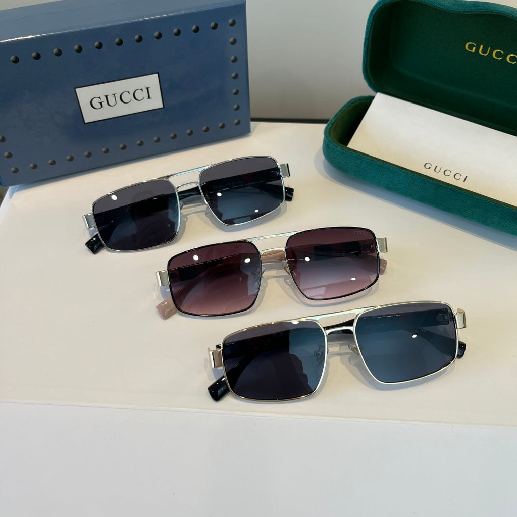 Gucci Oversized Silver Lens Sunglasses for Women - 866916 - detail image 12