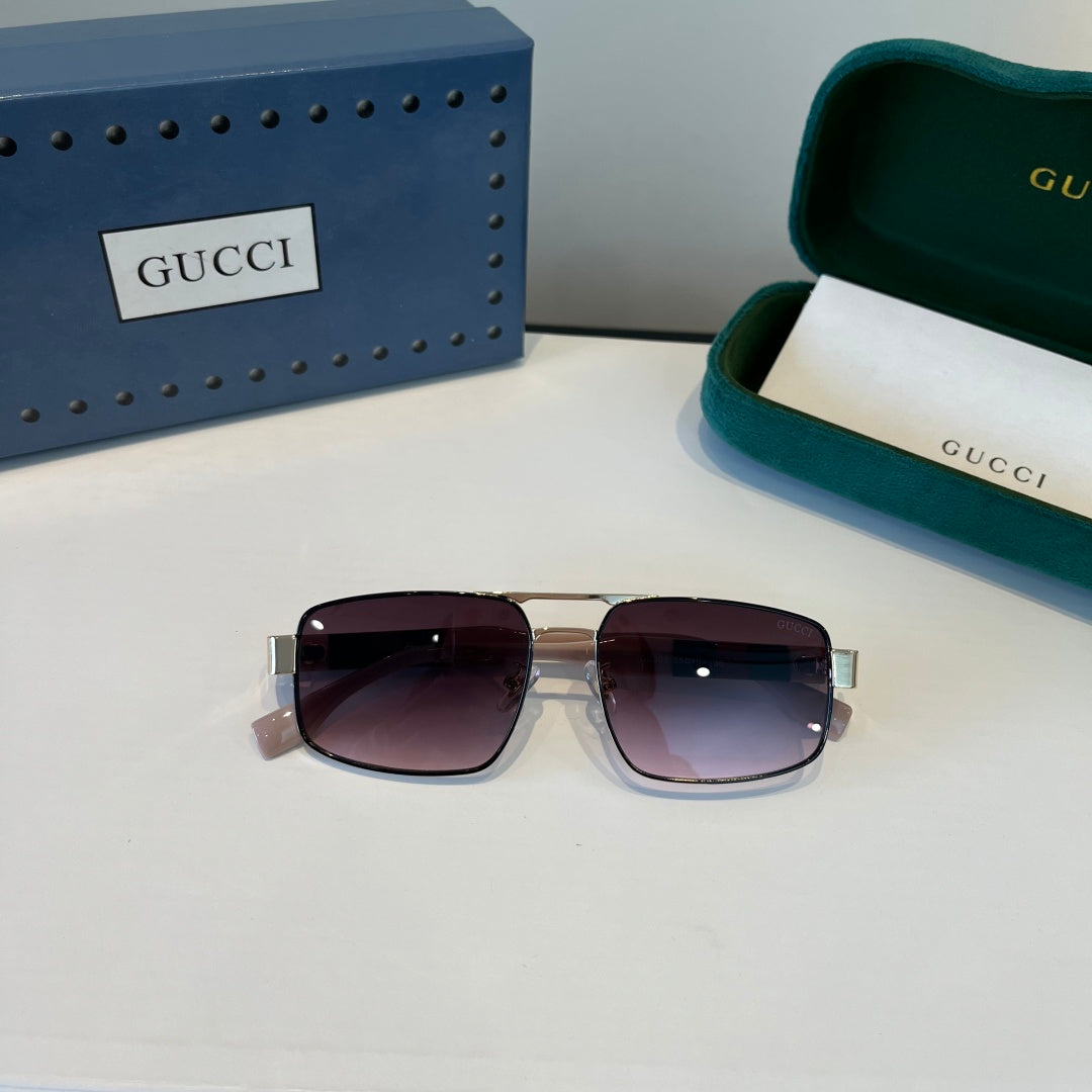 Gucci Oversized Silver Lens Sunglasses for Women - 866916 - detail image 6