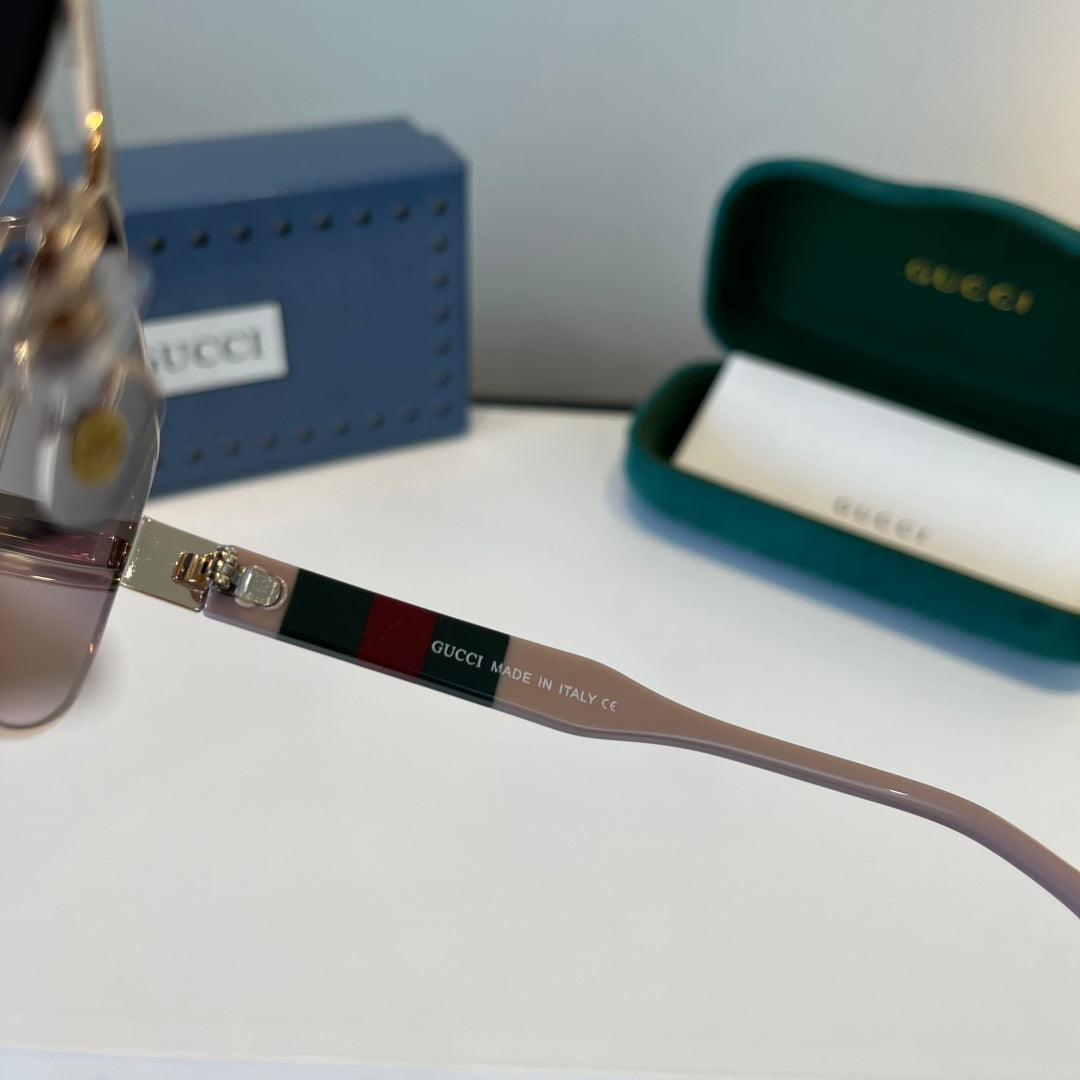 Gucci Oversized Silver Lens Sunglasses for Women - 997569 - detail image 10