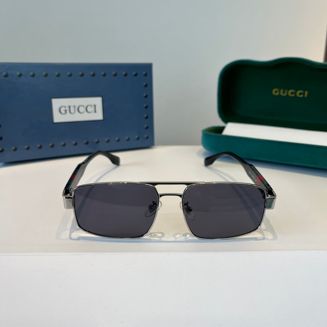 Gucci Oversized Silver Lens Sunglasses for Women - 997570 - detail image 2
