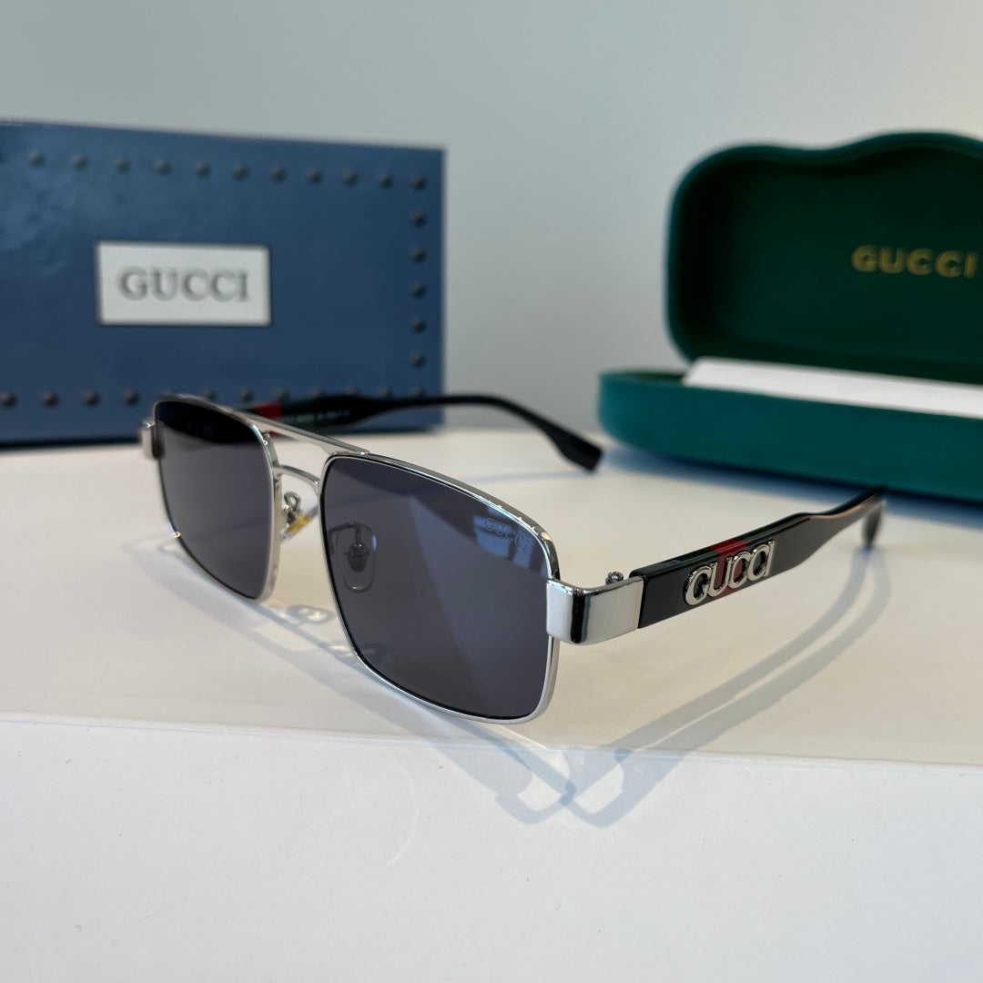 Gucci Oversized Silver Lens Sunglasses for Women - 866917 - detail image 3