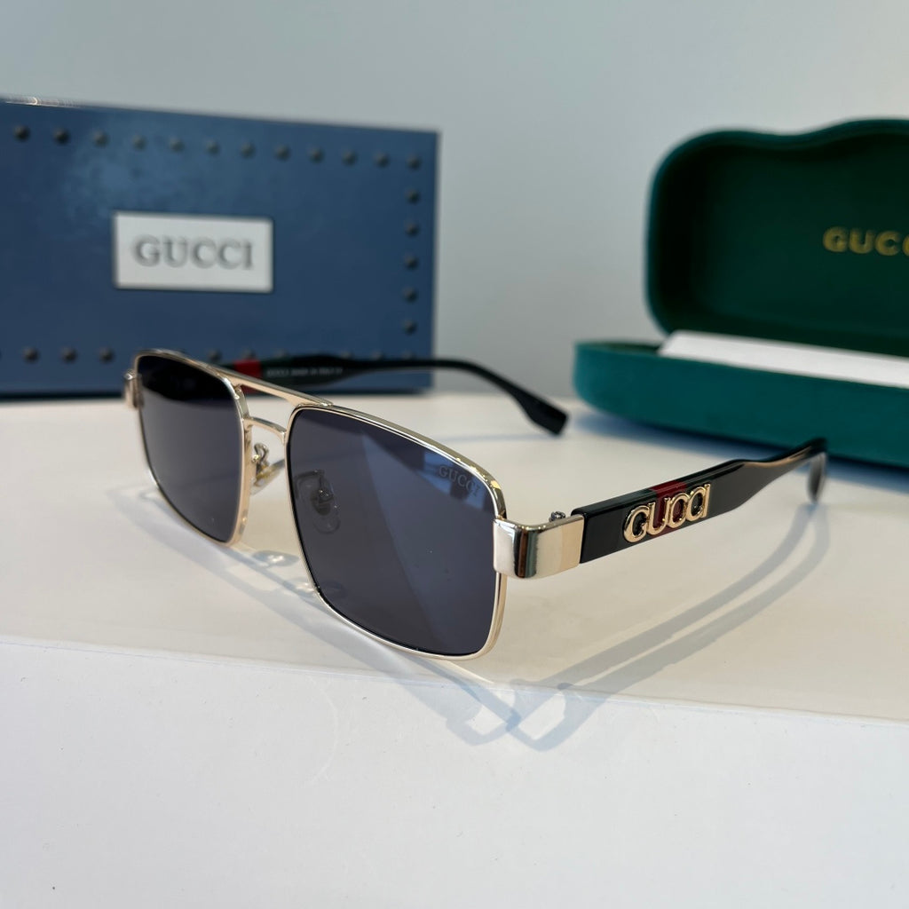 Gucci Oversized Silver Lens Sunglasses for Women - 866918 - detail image 3