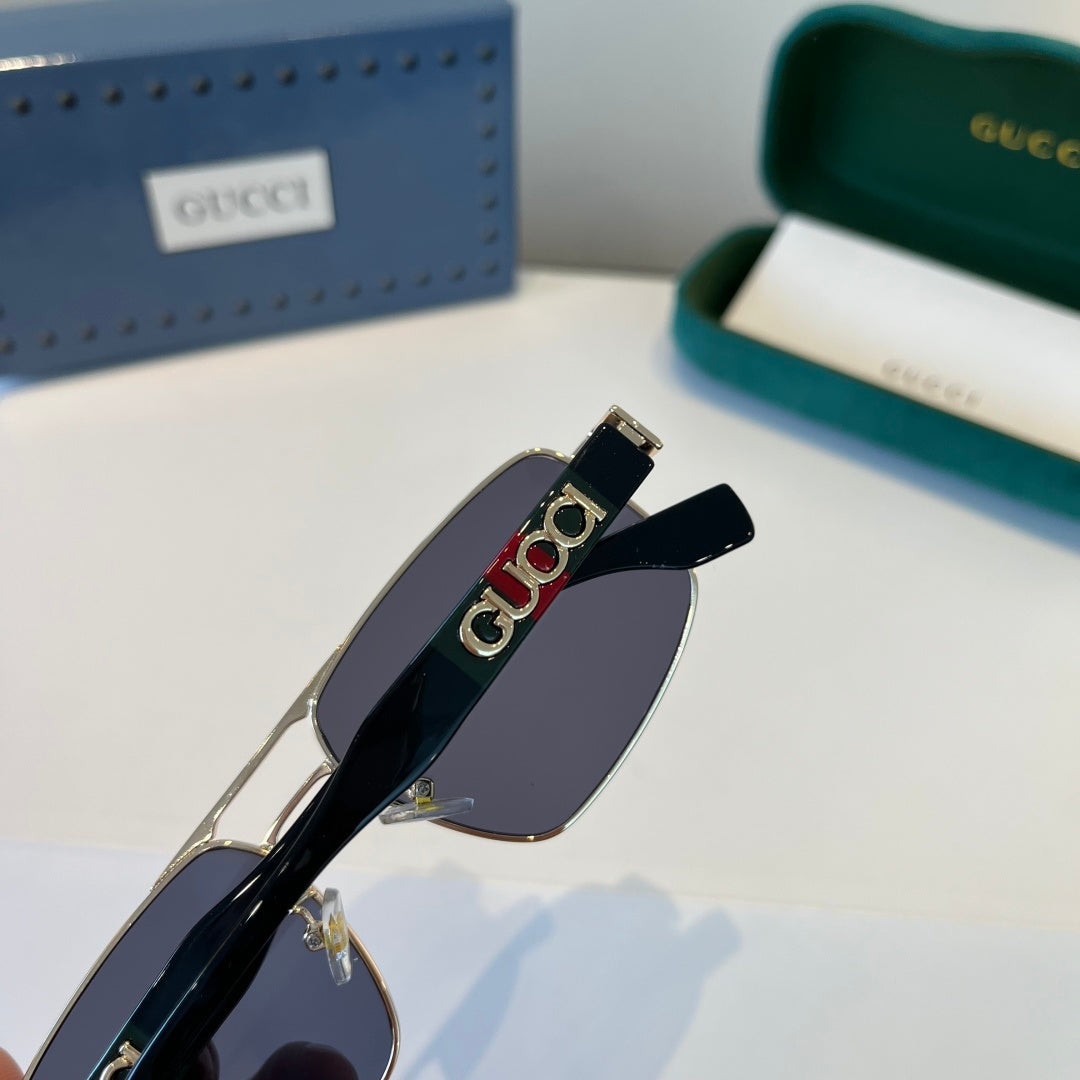 Gucci Oversized Silver Lens Sunglasses for Women - 997571 - detail image 8