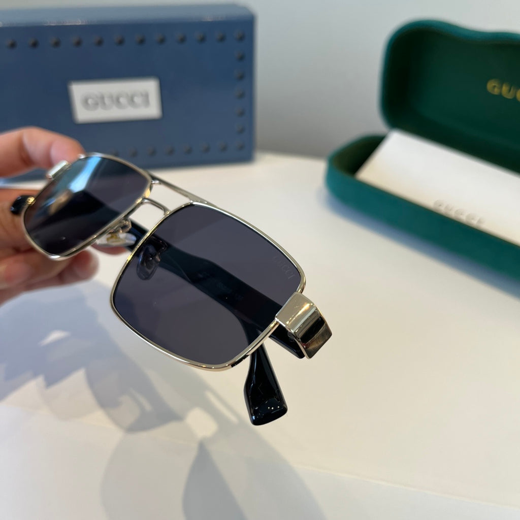 Gucci Oversized Silver Lens Sunglasses for Women - 866918 - detail image 7