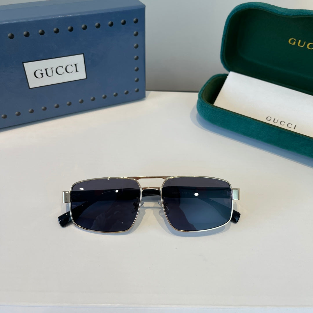 Gucci Oversized Silver Lens Sunglasses for Women - 866918 - detail image 5