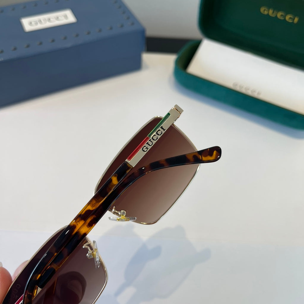 Gucci Oversized Red Lens Sunglasses for Women - 866919 - detail image 8