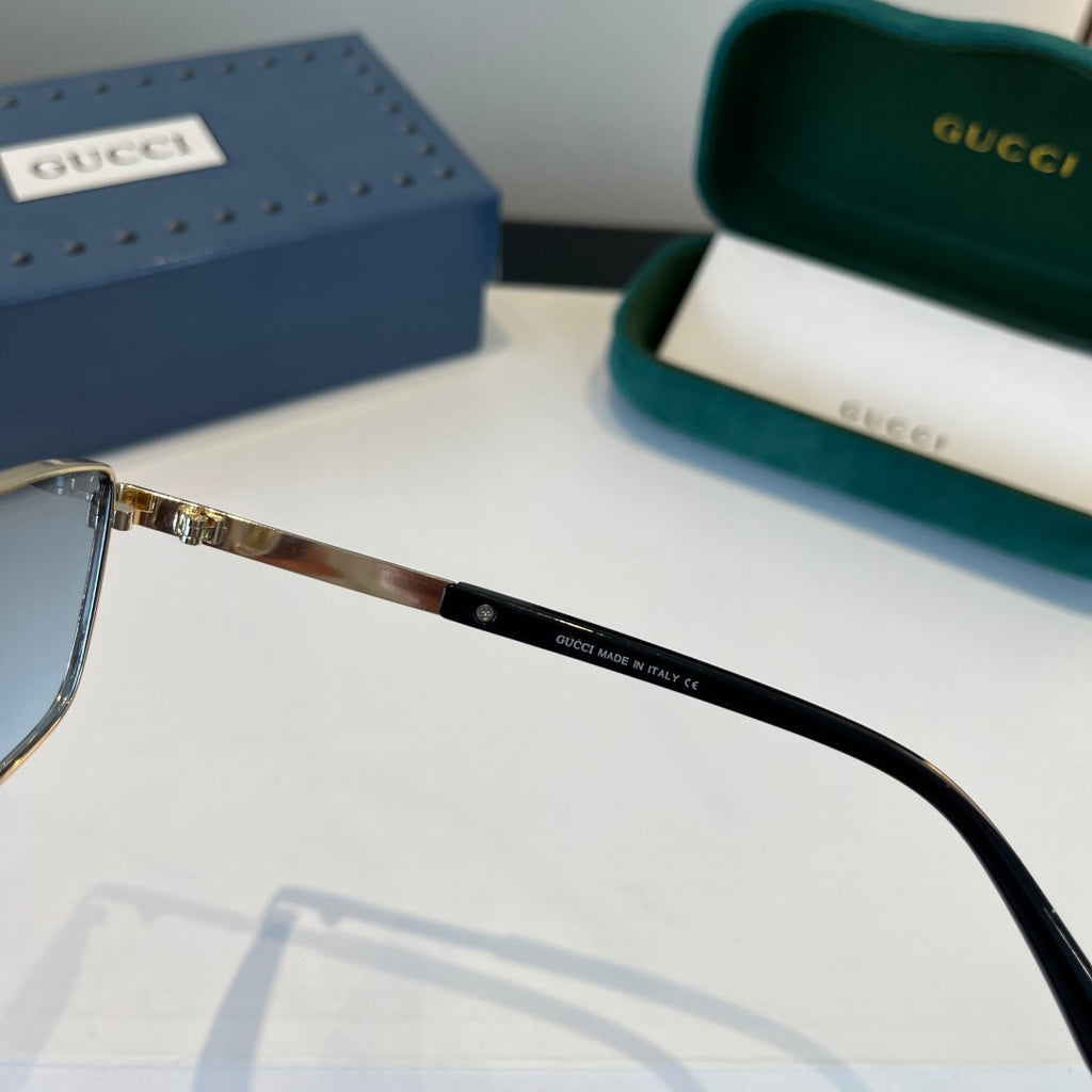 Gucci Oversized Silver Lens Sunglasses for Women - 866920 - detail image 4