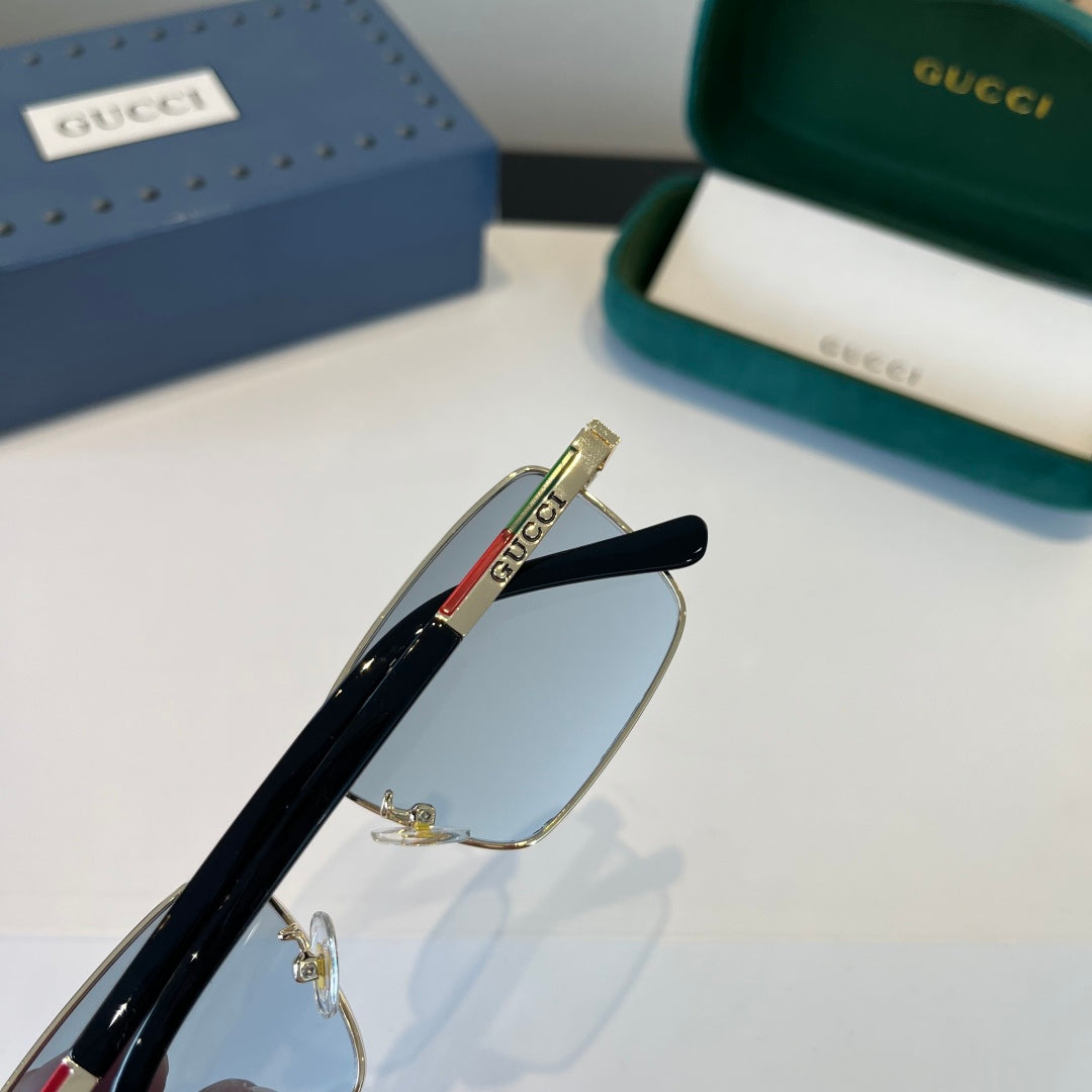 Gucci Oversized Silver Lens Sunglasses for Women - 866920 - detail image 7