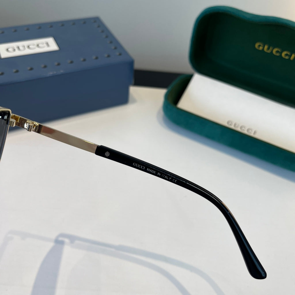 Gucci Oversized Silver Lens Sunglasses for Women - 997574 - detail image 4