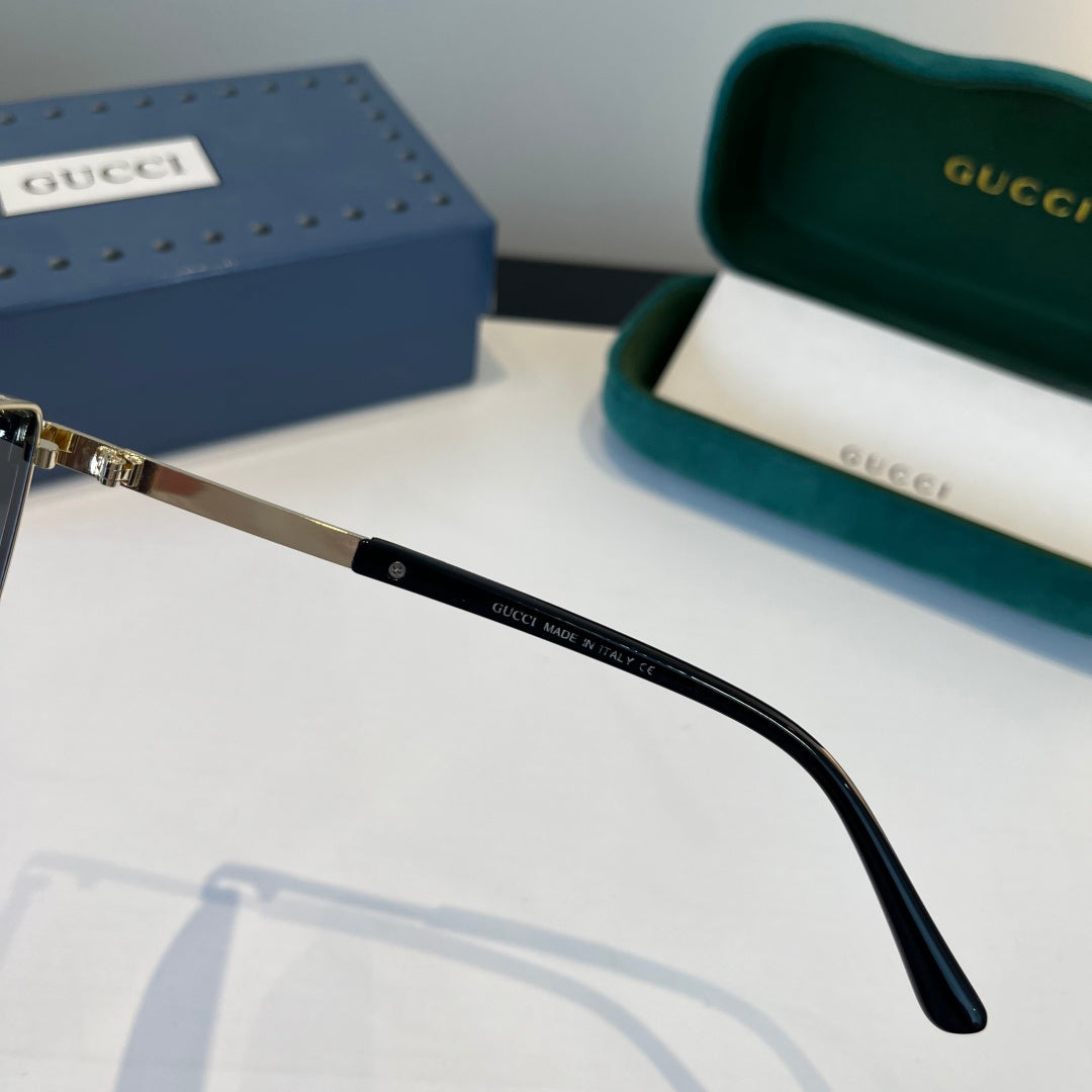 Gucci Oversized Silver Lens Sunglasses for Women - 866921 - detail image 4