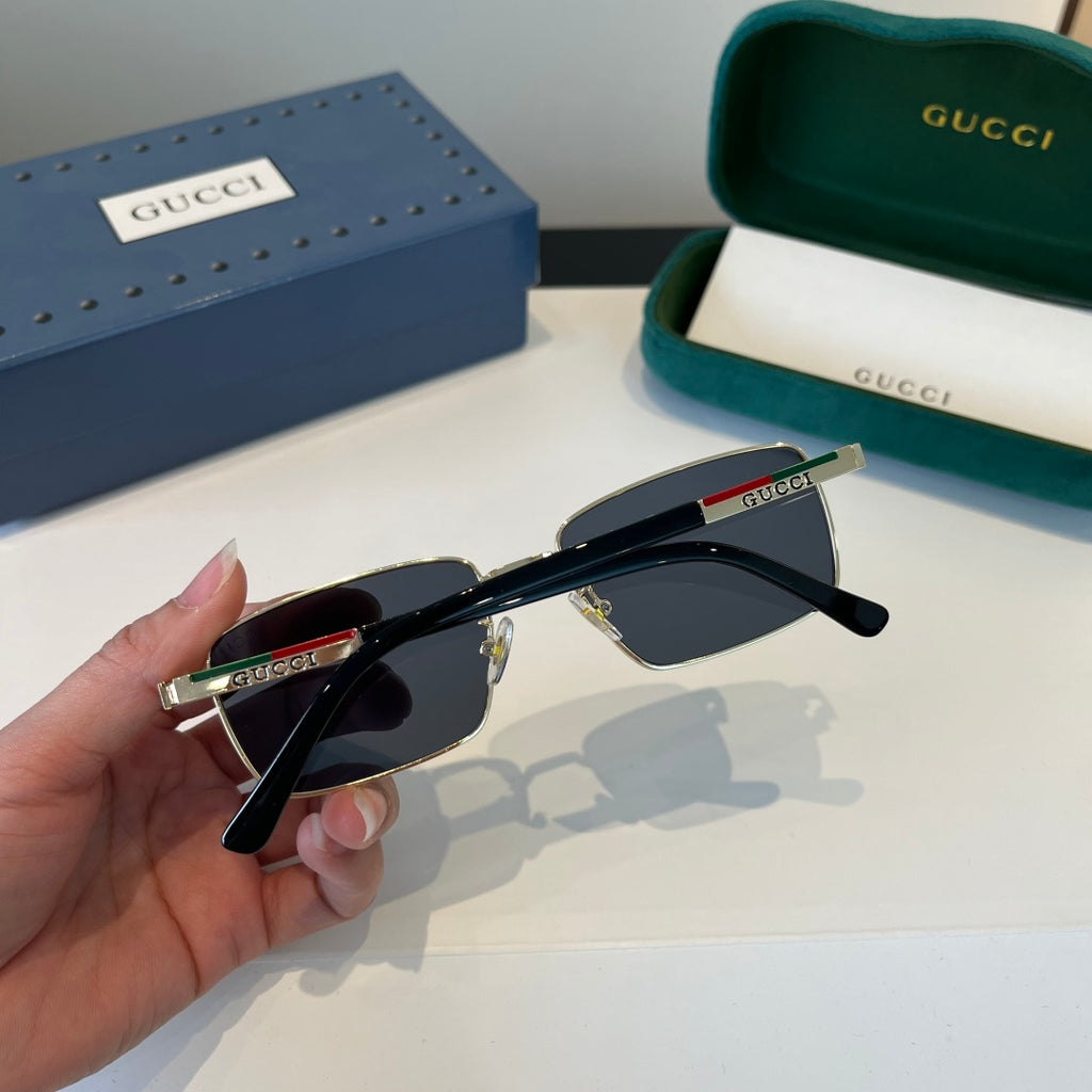 Gucci Oversized Silver Lens Sunglasses for Women - 866921 - detail image 7