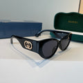 Gucci Cat-Eye Black Lens Sunglasses for Men & Women - 398303