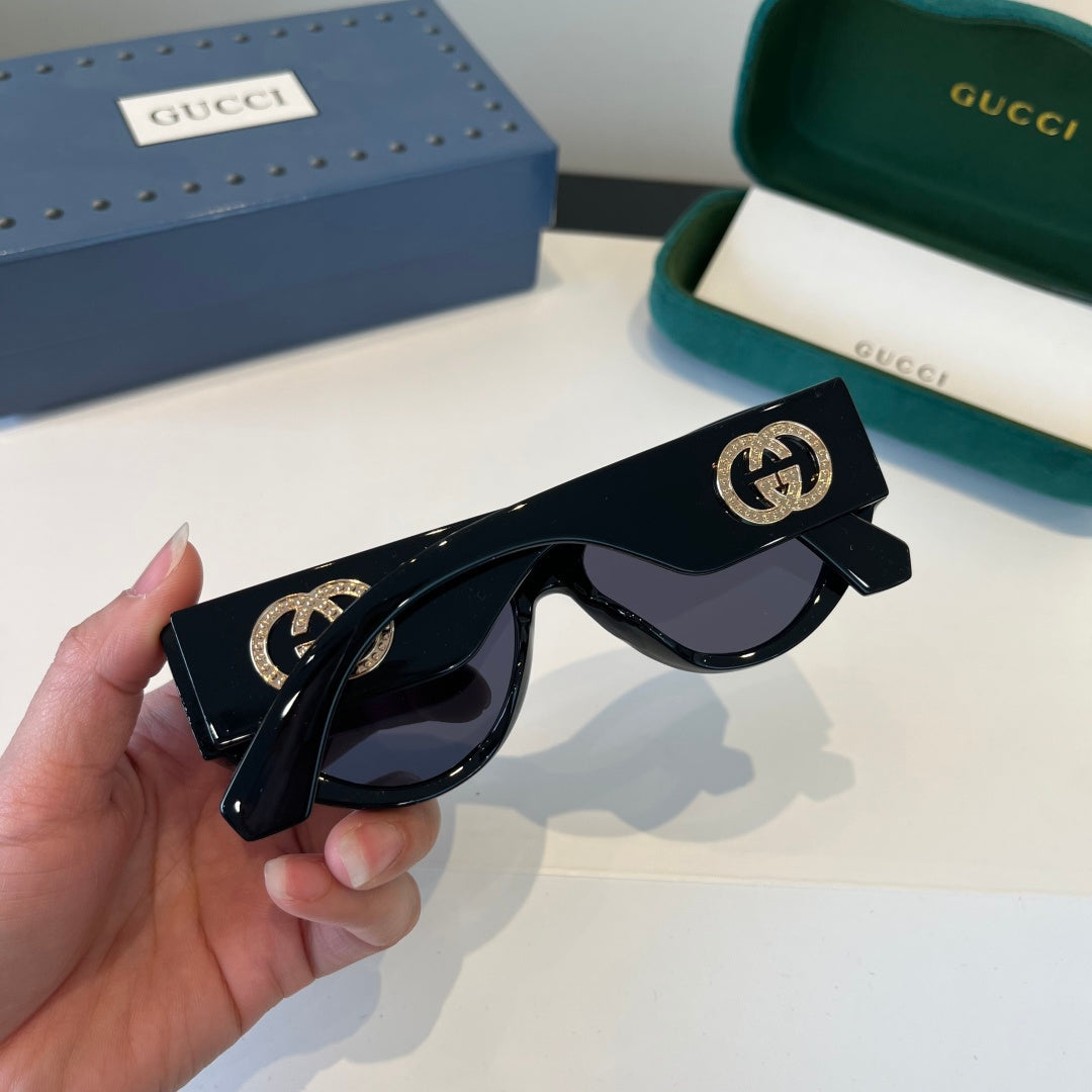Gucci Cat-Eye Black Lens Sunglasses for Men & Women - 997575 - detail image 7