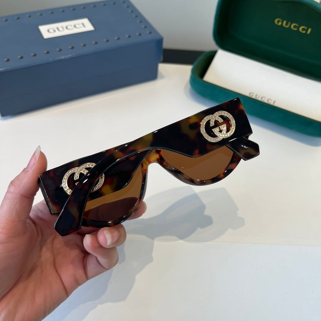 Gucci Cat-Eye Black Lens Sunglasses for Men & Women - 866923 - detail image 6
