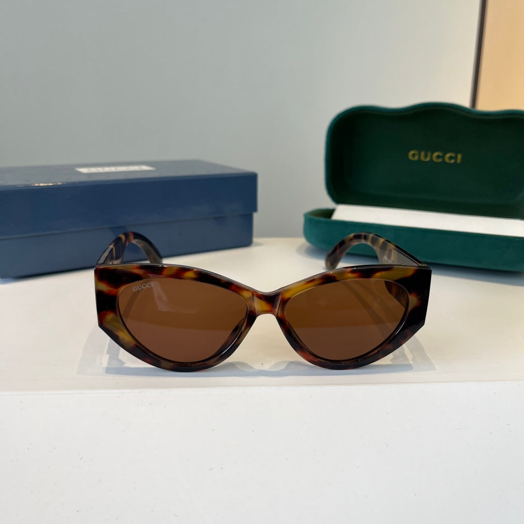 Gucci Cat-Eye Black Lens Sunglasses for Men & Women - 448835