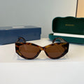 Gucci Cat-Eye Black Lens Sunglasses for Men & Women - 381964