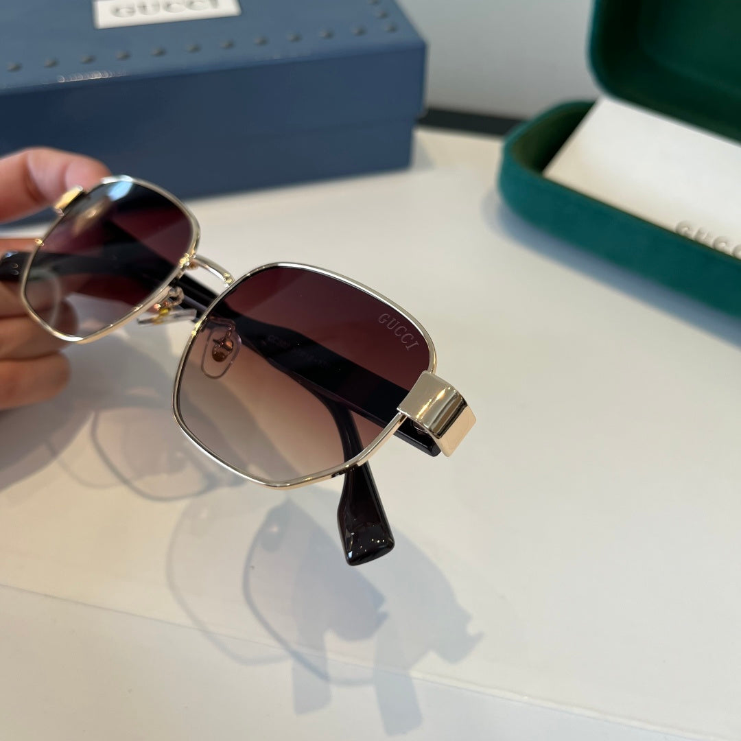 Gucci Oversized Silver Lens Sunglasses for Women - 997577 - detail image 8
