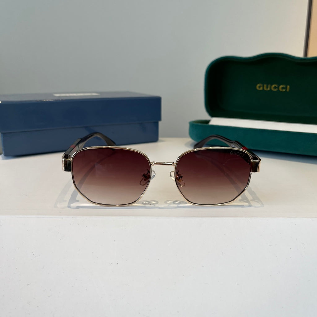 Gucci Oversized Silver Lens Sunglasses for Women - 398305 - detail image 2