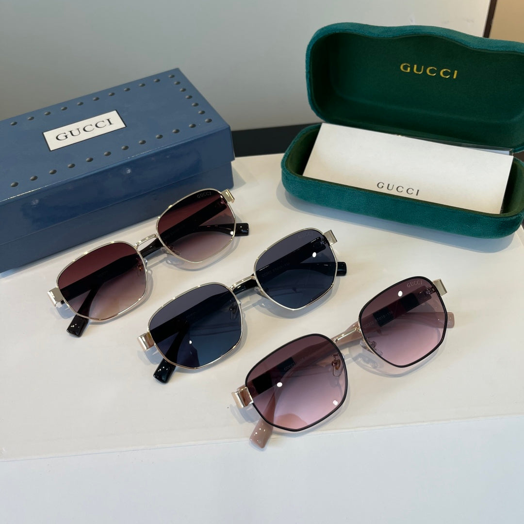 Gucci Oversized Silver Lens Sunglasses for Women - 866926 - detail image 11