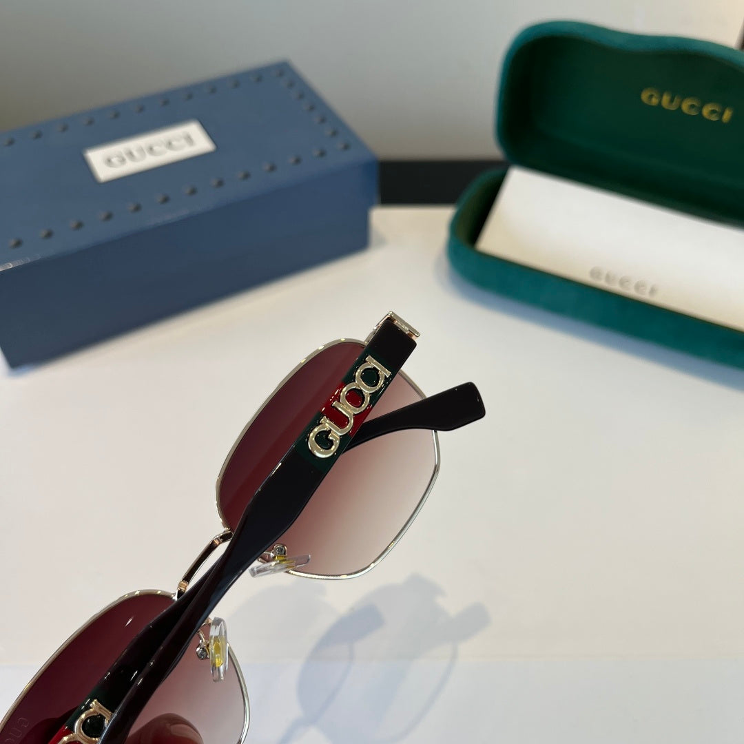 Gucci Oversized Silver Lens Sunglasses for Women - 866924 - detail image 6