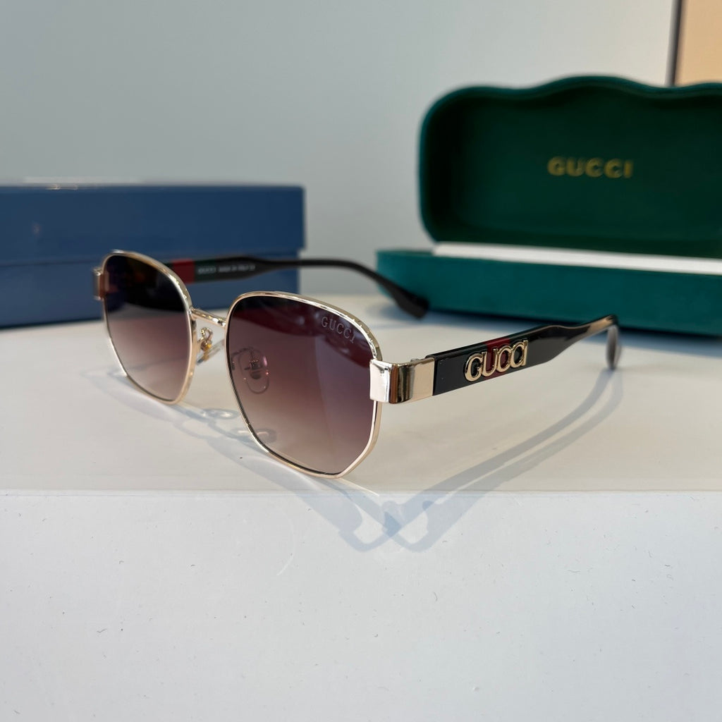 Gucci Oversized Silver Lens Sunglasses for Women - 866924 - detail image 3