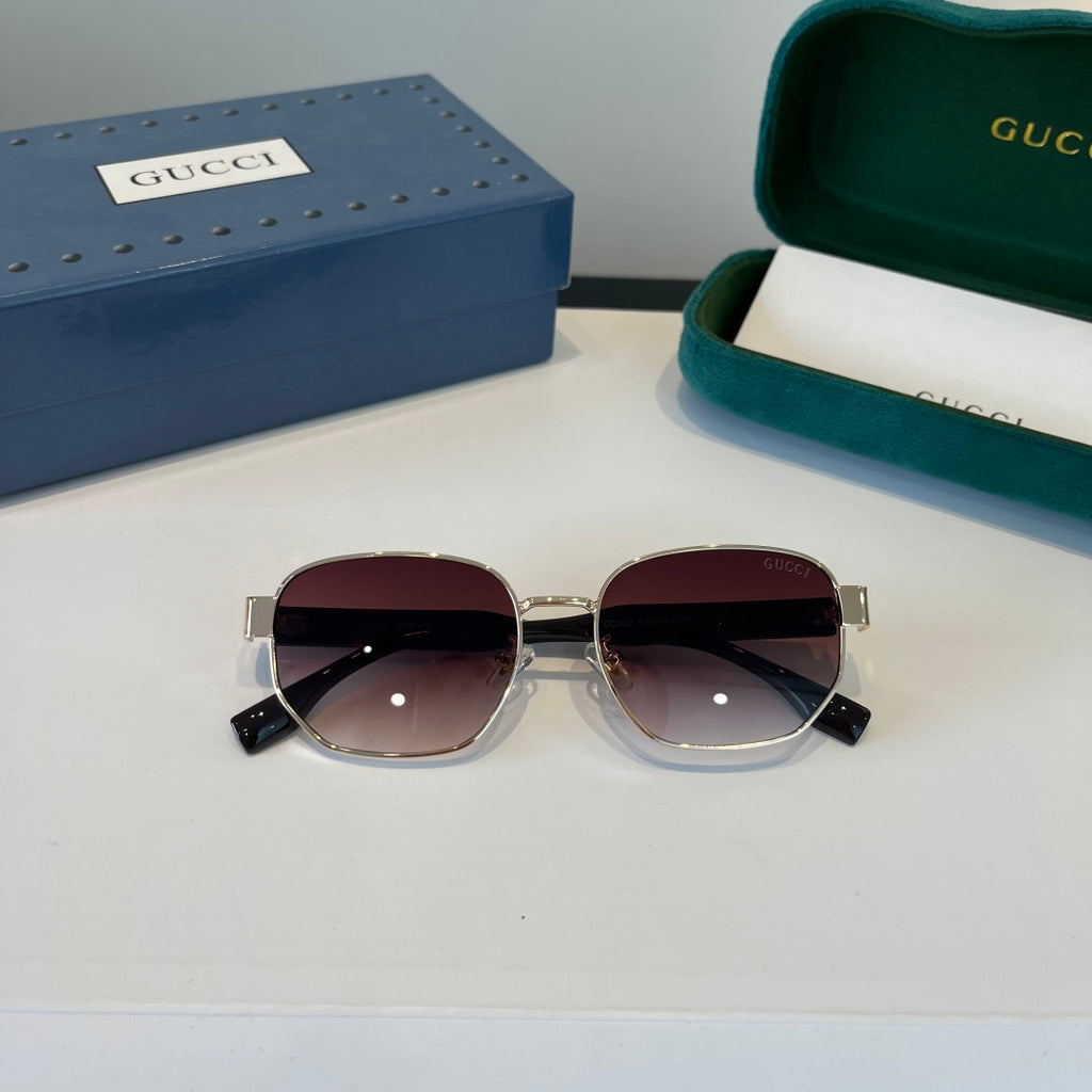 Gucci Oversized Silver Lens Sunglasses for Women - 866924 - detail image 9