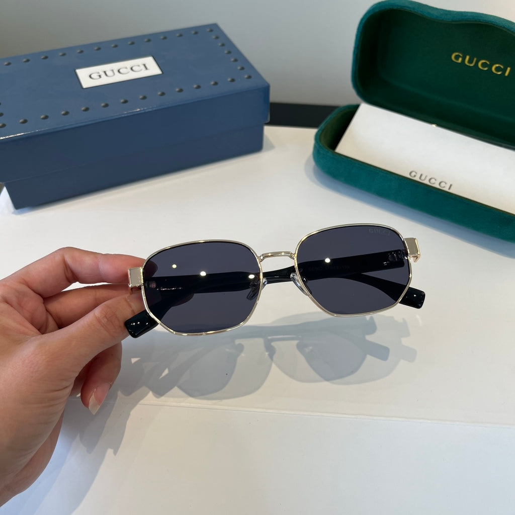 Gucci Oversized Silver Lens Sunglasses for Women - 866925 - detail image 9