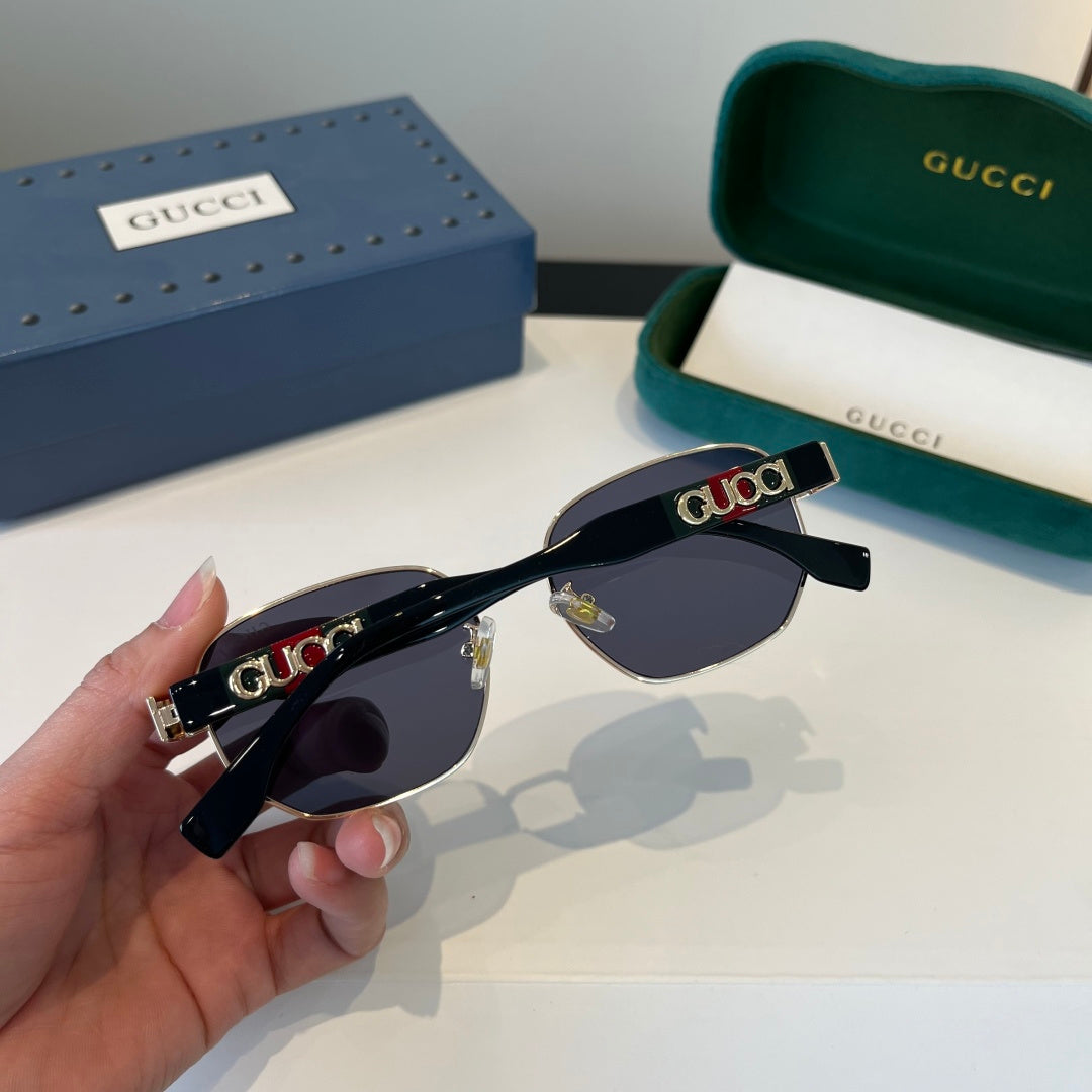 Gucci Oversized Silver Lens Sunglasses for Women - 866925 - detail image 7
