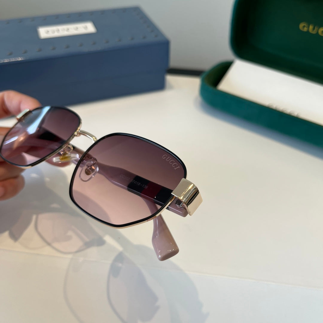 Gucci Oversized Silver Lens Sunglasses for Women - 866926 - detail image 9