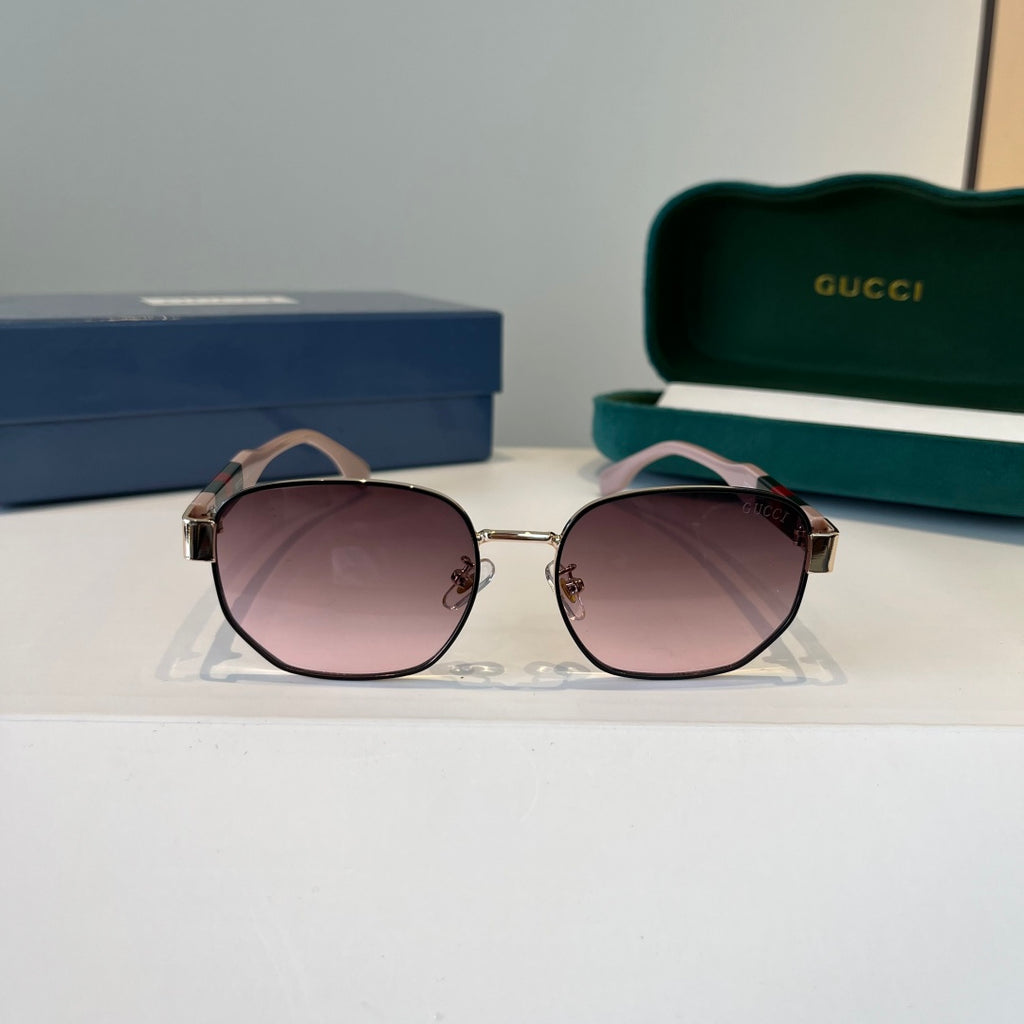 Gucci Oversized Silver Lens Sunglasses for Women - 866926 - detail image 2