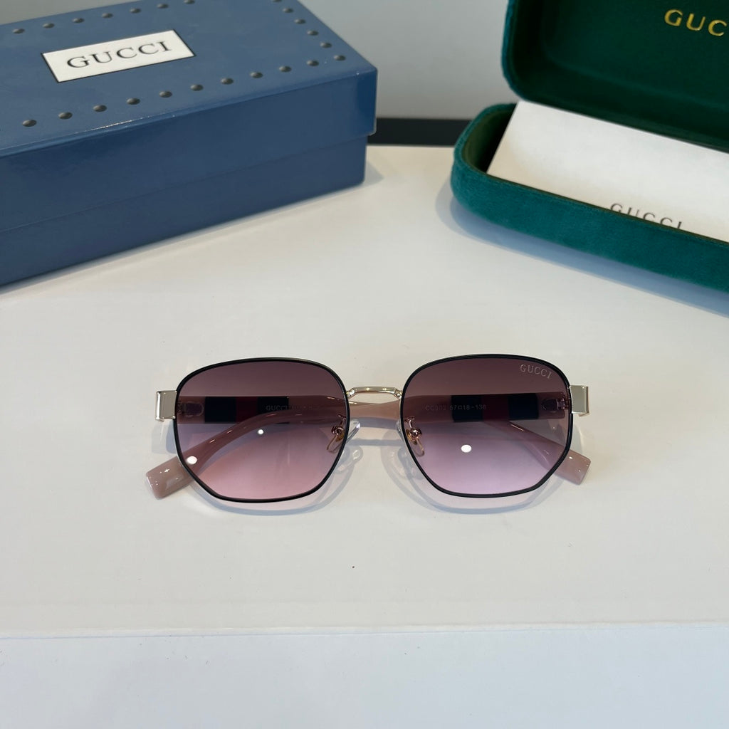 Gucci Oversized Silver Lens Sunglasses for Women - 398307 - detail image 10